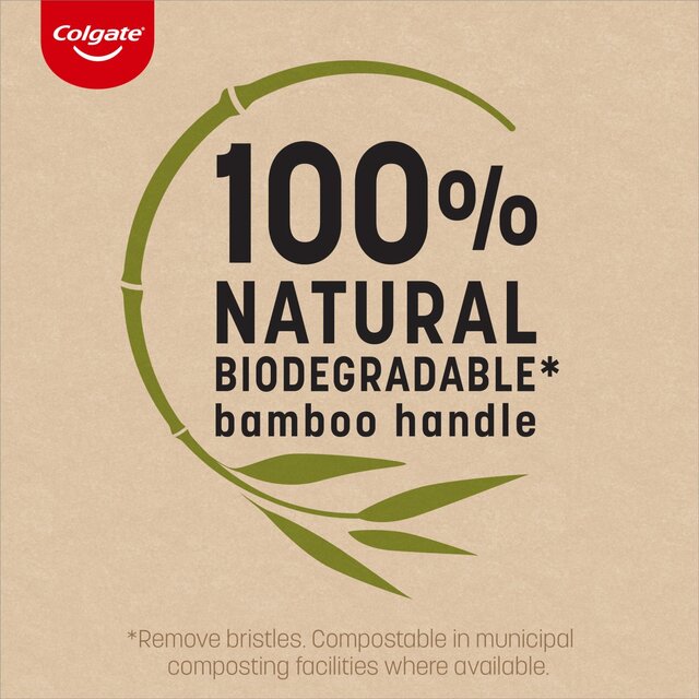 Colgate Bamboo Charcoal Soft Manual Toothbrush thumbnail 4