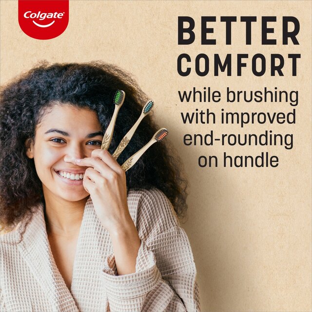Colgate Bamboo Charcoal Soft Manual Toothbrush thumbnail 5
