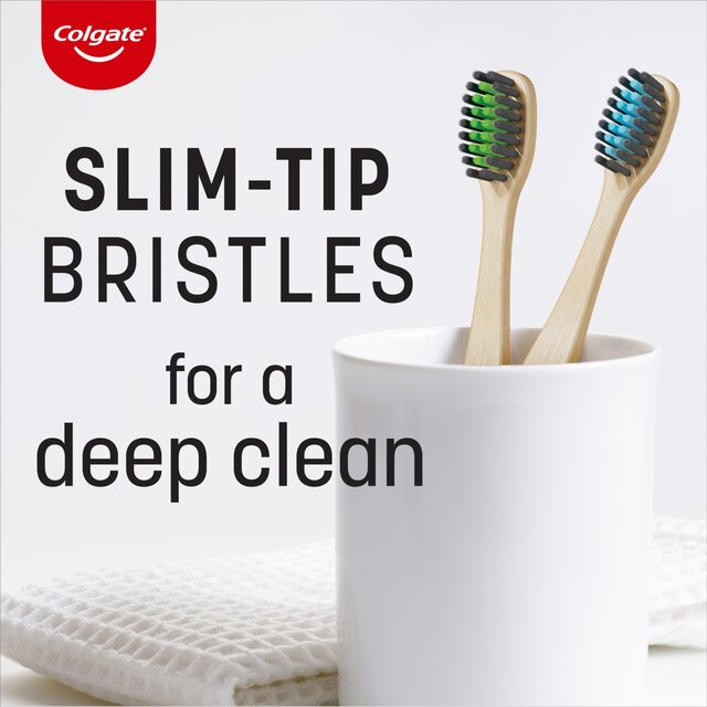 Colgate Bamboo Charcoal Soft Manual Toothbrush thumbnail 8