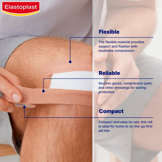 Elastoplast Fabric Strapping Tape 3m x 2.5cm thumbnail 3