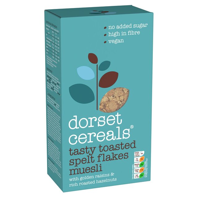 Dorset Cereals Tasty Toasted Spelt Flakes Muesli No Added Sugar Cereal thumbnail 3