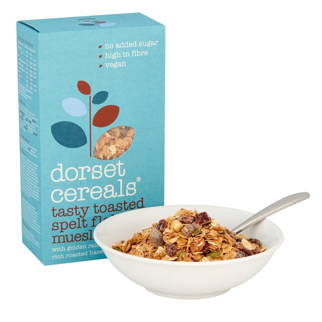 Dorset Cereals Tasty Toasted Spelt Flakes Muesli No Added Sugar Cereal thumbnail 4