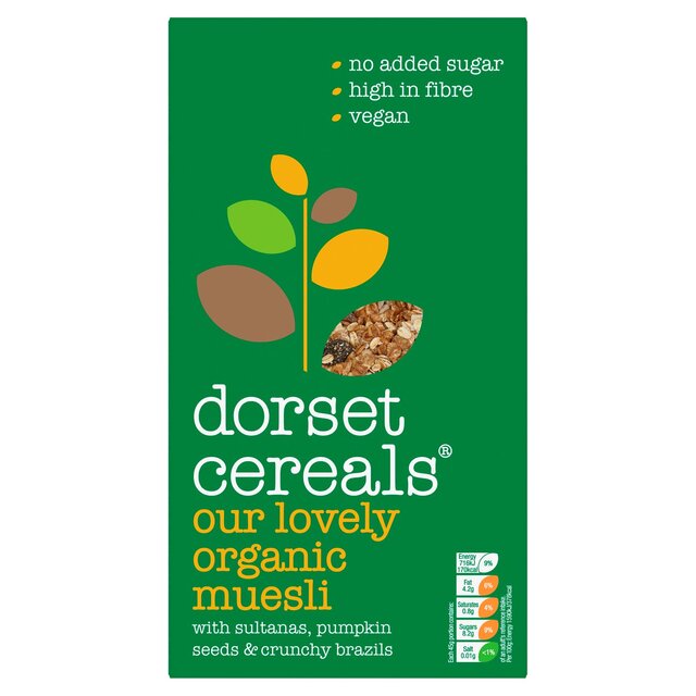 Dorset Cereals Organic Muesli No Added Sugar Breakfast Cereal thumbnail 2