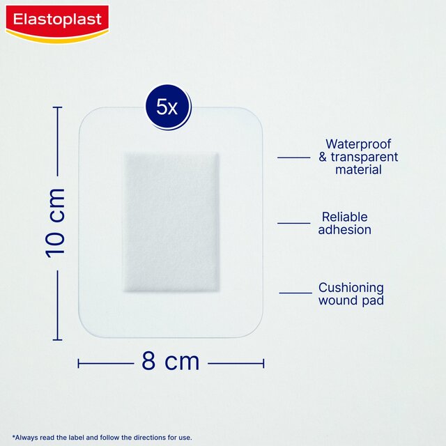 Elastoplast Waterproof Wound Pad Dressing XXL thumbnail 3