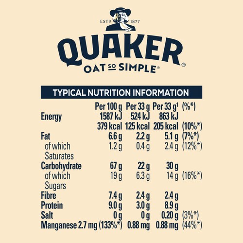 Quaker Oat So Simple Sweet Cinnamon Porridge Sachets Cereal thumbnail 5
