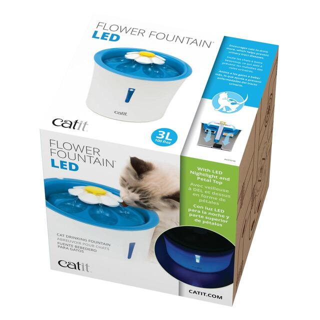 Catit Flower Fountain with LED Nightlight thumbnail 3