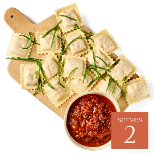 Pasta Evangelists Lobster, Crab & Prawn Ravioli Dinner for 2 Kit