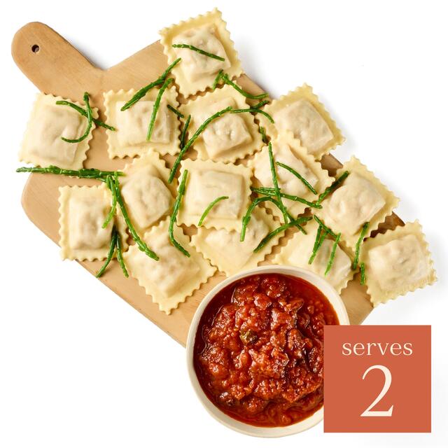 Pasta Evangelists Lobster, Crab & Prawn Ravioli Dinner for 2 Kit