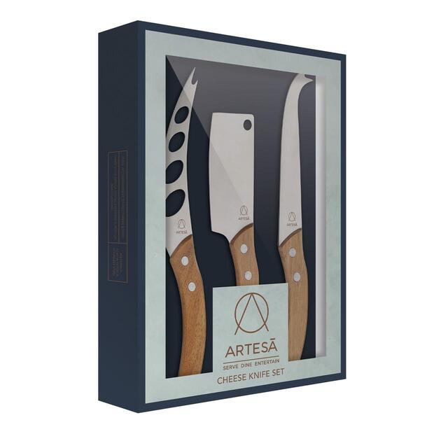 Artesa Cheese Knives with Acacia Wood Handles thumbnail 2