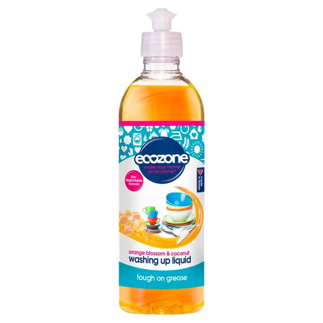 Ecozone Concentrated Washing Up Liquid Orange Blossom & Coconut