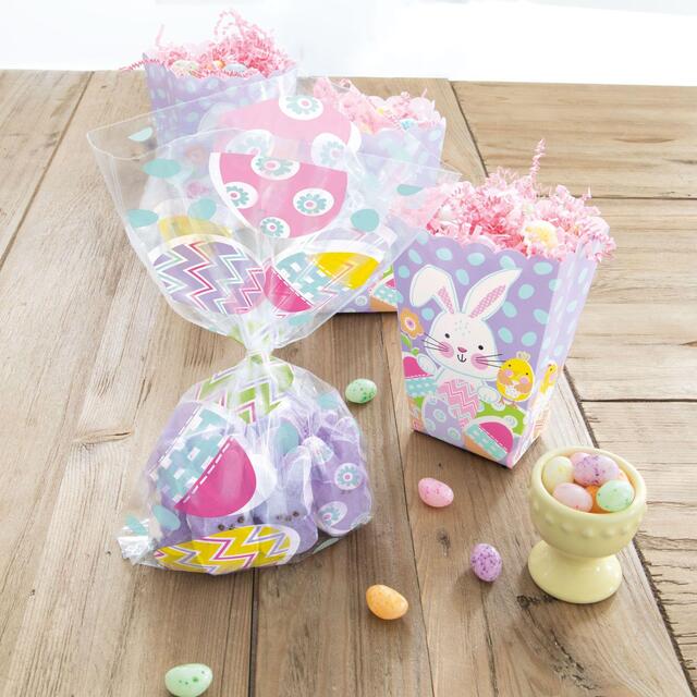 Lilac Easter Egg Cellophane Party Bags thumbnail 2