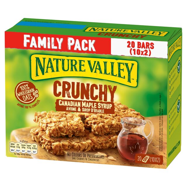 Nature Valley Crunchy Maple Syrup Cereal Bars Family Size thumbnail 3