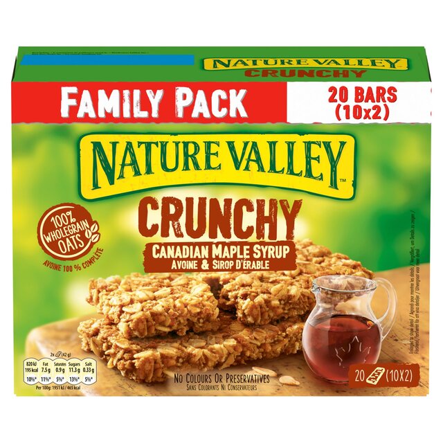 Nature Valley Crunchy Maple Syrup Cereal Bars Family Size thumbnail 4