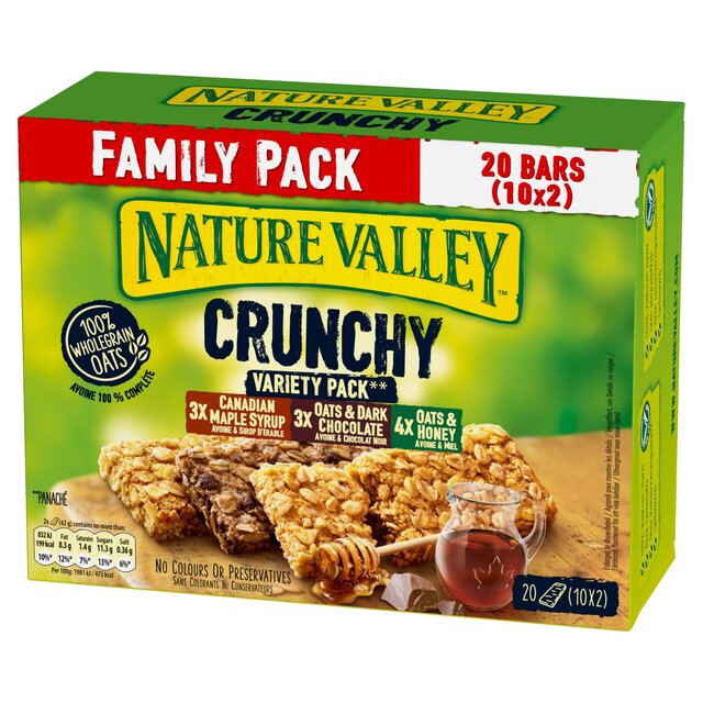 Nature Valley Crunchy Variety Pack Cereal Bars Family Size thumbnail 4