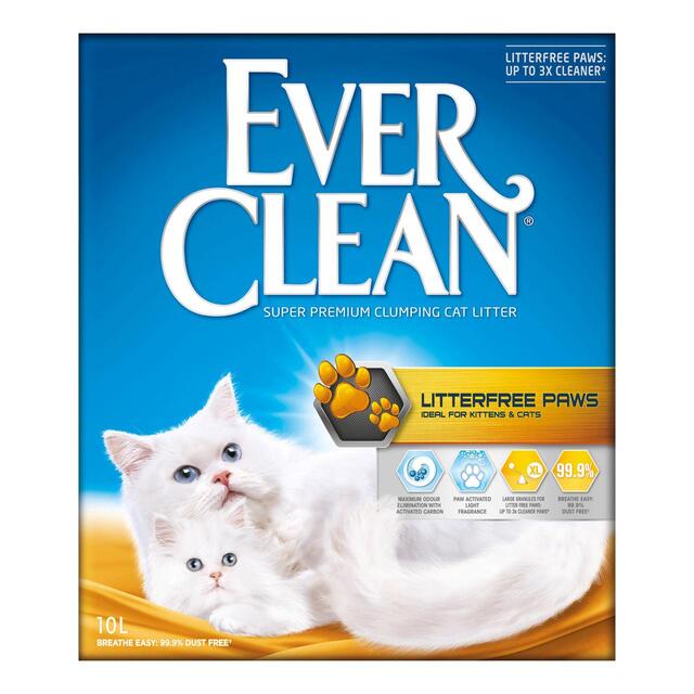 Ever Clean Clumping Cat Litter Litterfree Paws