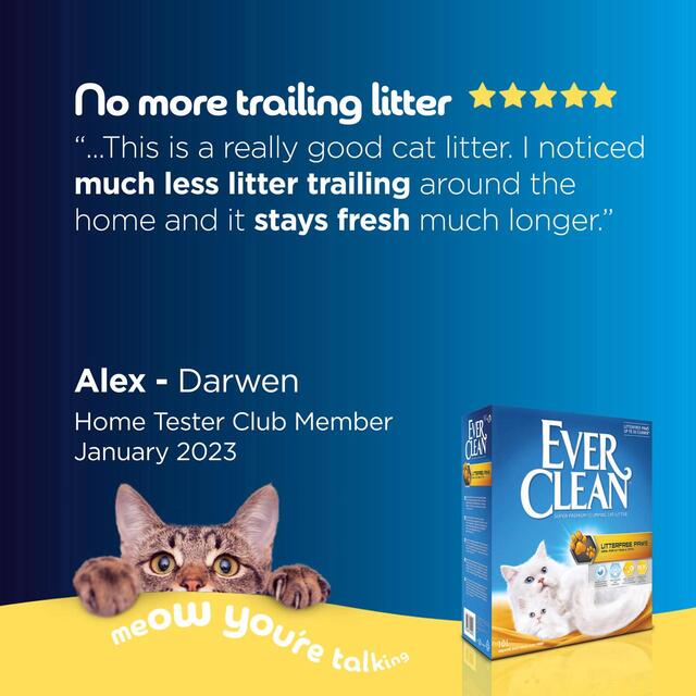 Ever Clean Clumping Cat Litter Litterfree Paws thumbnail 5