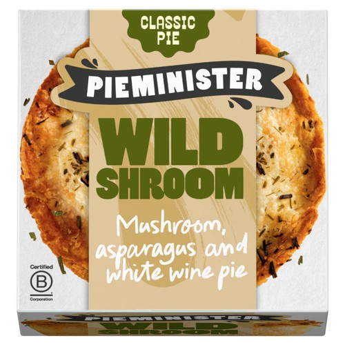 Pieminister Wild Shroom Mushroom Asparagus & Cream Pie