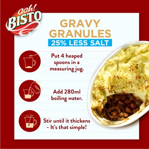 Bisto Reduced Salt Gravy Granules thumbnail 7