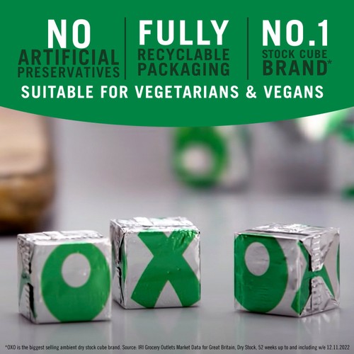Oxo 24 Vegetable Stock Cubes thumbnail 3