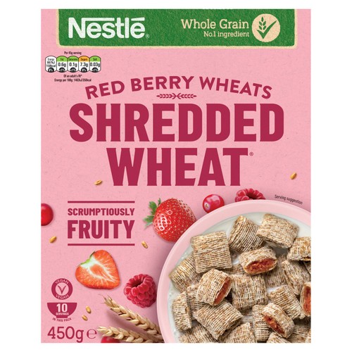 Shredded Wheat Bitesize Red Berry Wheats Breakfast Cereal thumbnail 2