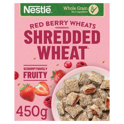 Shredded Wheat Bitesize Red Berry Wheats Breakfast Cereal thumbnail 3