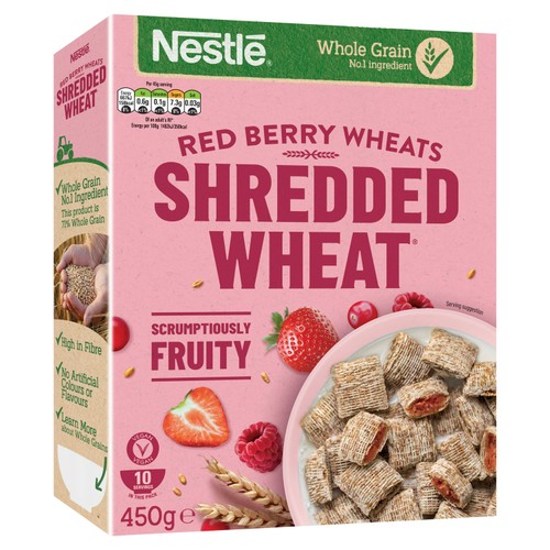 Shredded Wheat Bitesize Red Berry Wheats Breakfast Cereal thumbnail 4