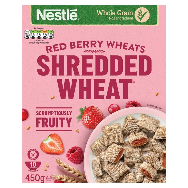 Nestle Shredded Wheat Red Berries & Vanilla Cereal thumbnail 2