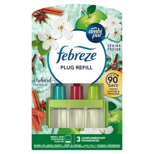 Febreze With Ambi Pur Air Freshener Plug-In Refill Orchard Paradise thumbnail 2