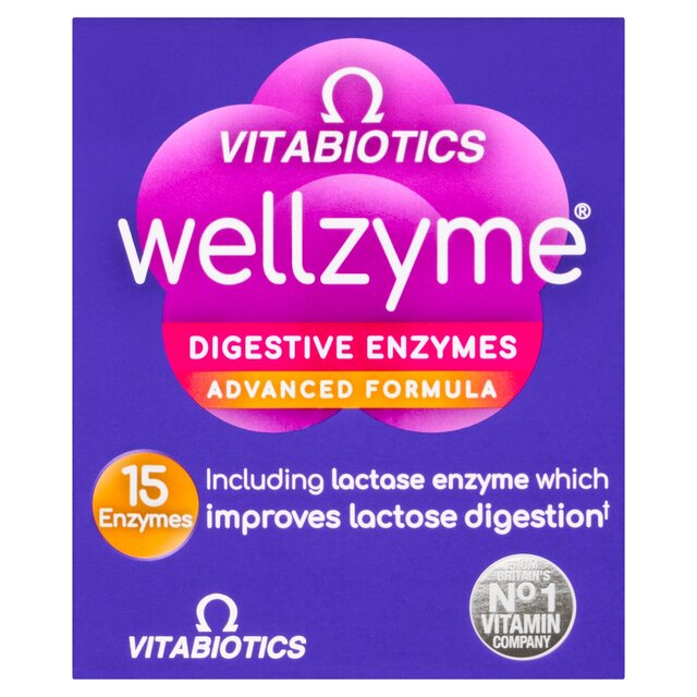 Vitabiotics Wellzyme Digestive Enzymes Advanced Formula Capsules