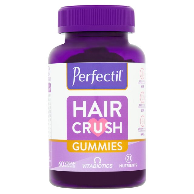 Vitabiotics Vegan Mixed Berry Perfectil Hair Crush Gummies