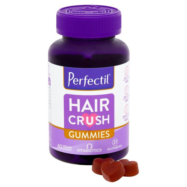 Vitabiotics Vegan Mixed Berry Perfectil Hair Crush Gummies thumbnail 2