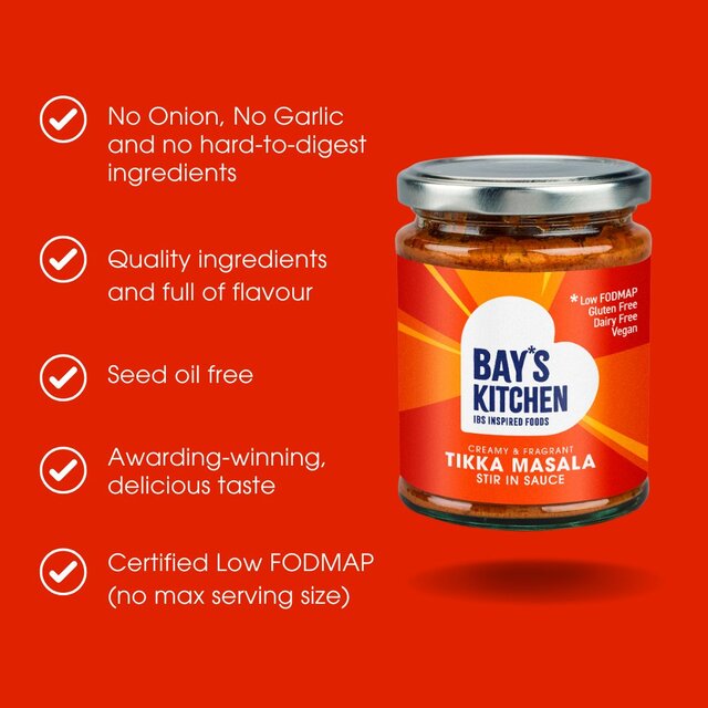 Bay's Kitchen Tikka Masala Low Fodmap Stir-in Sauce thumbnail 5