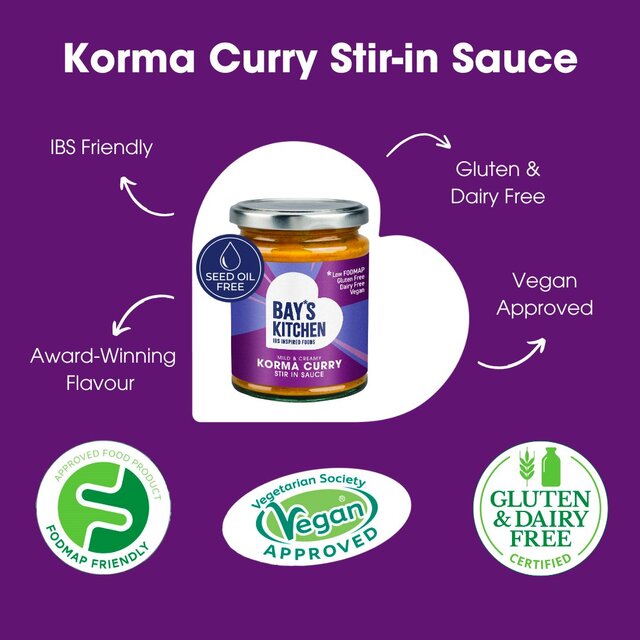 Bay's Kitchen Mild Korma Low Fodmap Stir-in Sauce thumbnail 4