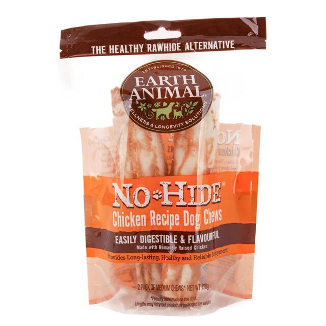 Earth Animal No Hide Chicken Medium Chews Dog Treats thumbnail 2