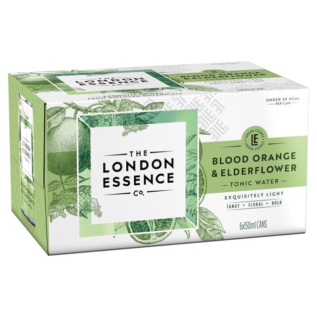 London Essence Co. Blood Orange & Elderflower Tonic Water Cans thumbnail 2