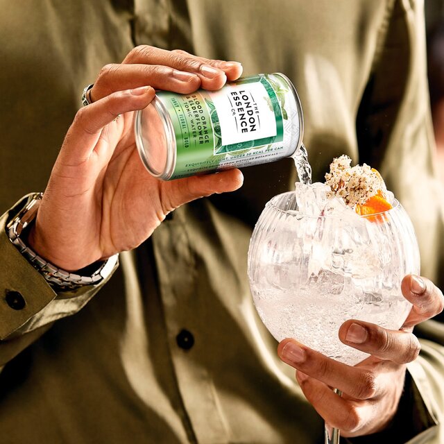 London Essence Co. Blood Orange & Elderflower Tonic Water Cans thumbnail 4