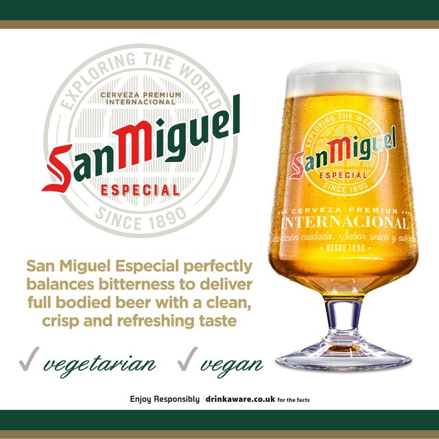San Miguel Premium Lager Beer Cans thumbnail 4
