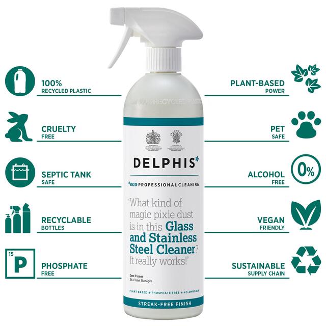 Delphis Eco Glass and Stainless Steel Cleaner thumbnail 2