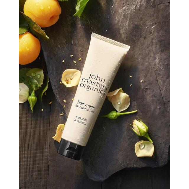 John Masters Organics Nourishing Hair Mask with rose & apricot thumbnail 2