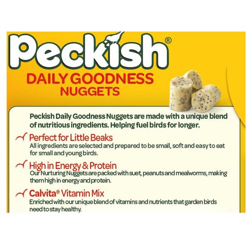Peckish Extra Goodness Suet Nuggets For Wild Birds thumbnail 4
