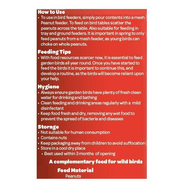 Peckish Peanuts For Wild Birds thumbnail 5
