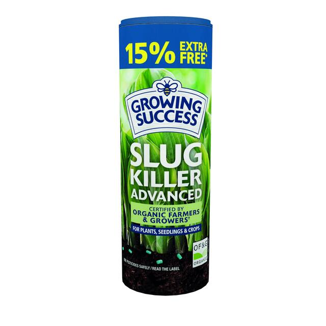 Growing Success Advanced Organic Slug Killer 500 g + 15% Extra Free