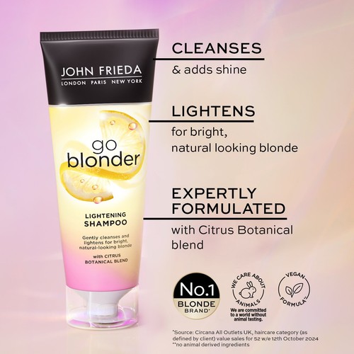 John Frieda Sheer Blonde Go Blonder Lightening Shampoo thumbnail 5