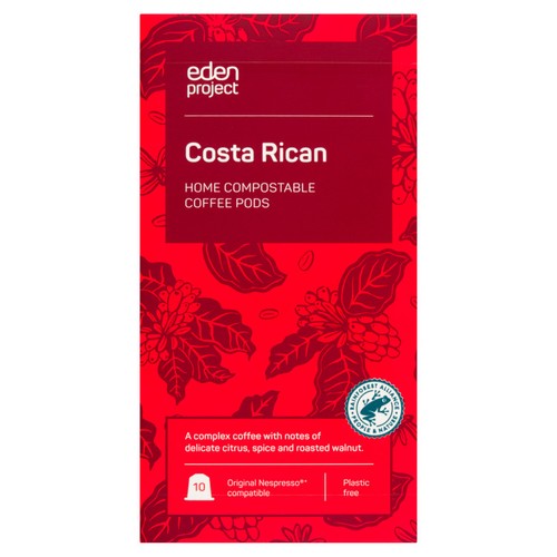 Eden Project Home compostable Nespresso capsules - Costa Rica