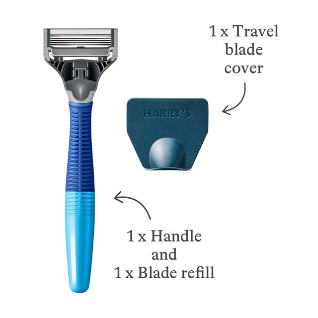 Harry's Truman Razor & Blade Navy Blue thumbnail 2