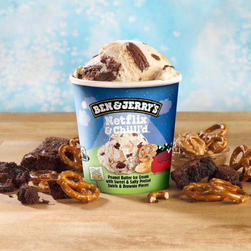 Ben & Jerry's Netflix & Chilll'd Peanut Butter Ice Cream Tub thumbnail 2