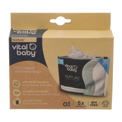 Vital Baby Microwave Sterilising Bags thumbnail 6