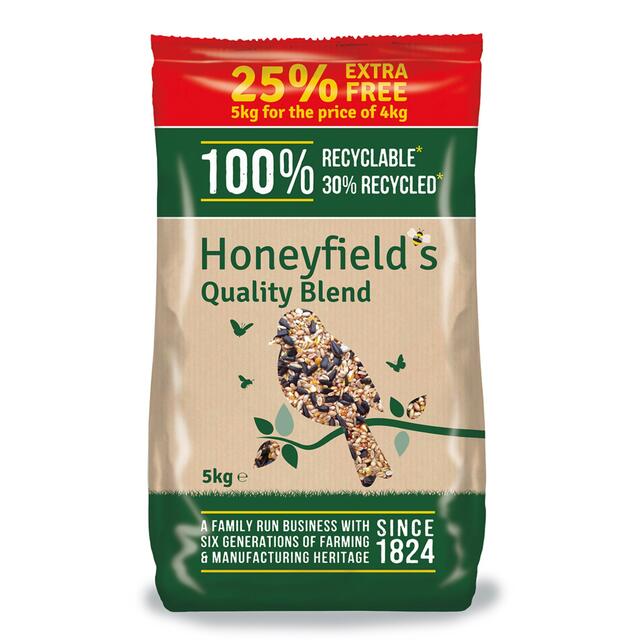 Honeyfield's Quality Blend Wild Bird Food 25% Extra Free