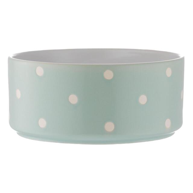 Mason Cash Polka Dot Sage Pet Bowl thumbnail 3