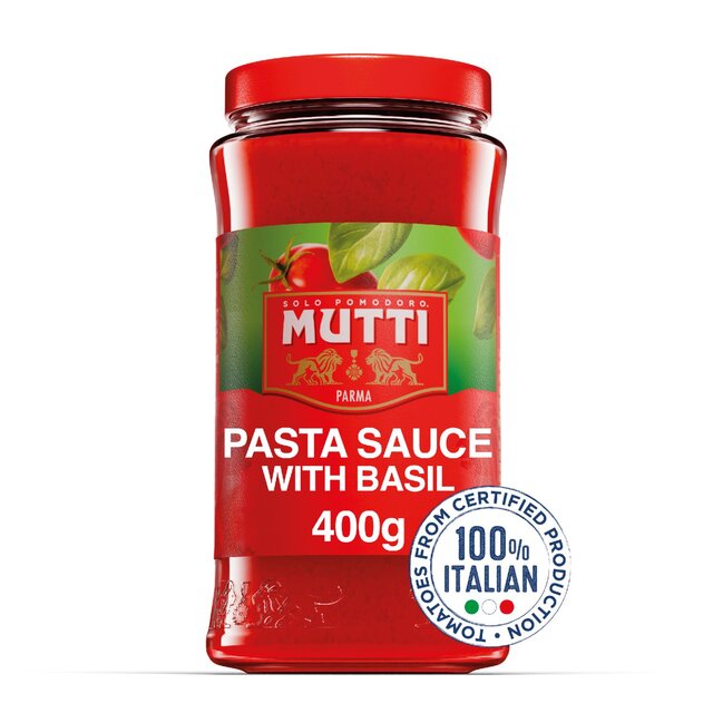 Mutti Tomato & Basil Pasta Sauce No Added Sugar